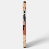Harmonious Orange Blossom Circles iPhone Hoesje (Linkerkant)