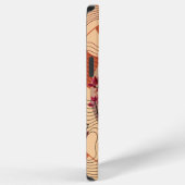 Harmonious Orange Blossom Circles iPhone Hoesje (Rechterkant)
