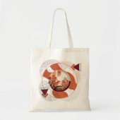 Harmonious Orange Blossom Circles Tote Bag (Voorkant)