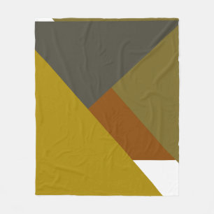 Harmonisatie Geometrie Fleece Deken