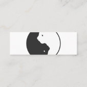 Harmonisatie witte en zwarte katten - Kies achterk Mini Visitekaartje (Achterkant)