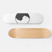 Harmonisatie witte en zwarte katten - Kies achterk Persoonlijk Skateboard (Horizontaal)