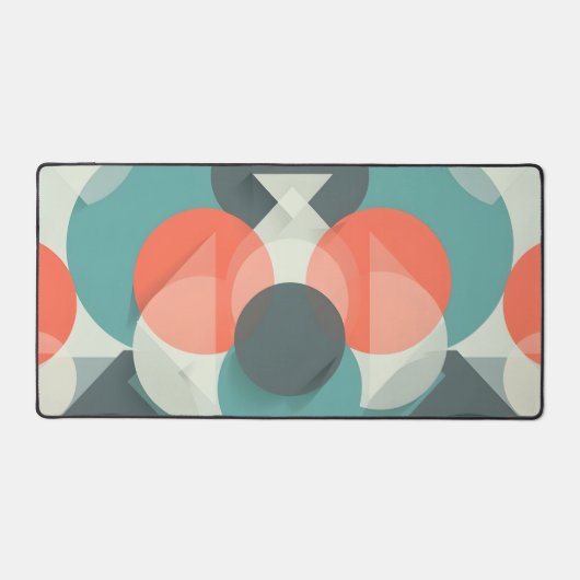 harmonisch geometrisch patroon bureaumat (Voorkant)