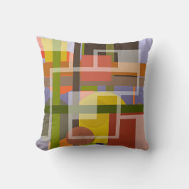 Harmonisch kussen met modern abstract ontwerp