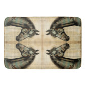 Harmonische equine krabbelaccenten badmat (Voorkant)