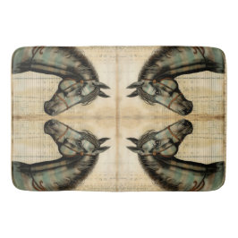 Harmonische equine krabbelaccenten badmat