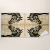 Harmonische equine krabbelaccenten strandlaken (Voorkant)