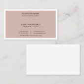 Harmonische kleuren bedrijf Artistic Plain Modern  Visitekaartje (Voorkant / Achterkant)