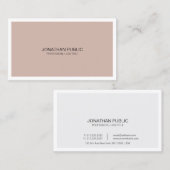 Harmonische kleuren Kunstmatig design Moderne afbe Visitekaartje (Voorkant / Achterkant)