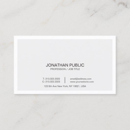 Harmonische kleuren Kunstmatig design Moderne afbe Visitekaartje (Achterkant)