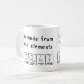 Harmonische periodieke keurmerken mok (Voorkant links)