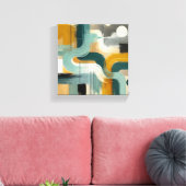 harmonische stroming canvas afdruk (Insitu (Woonkamer))