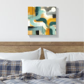 harmonische stroming canvas afdruk (Insitu (Slaapkamer))