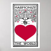 Harmoniseer de wereld poster (Voorkant)