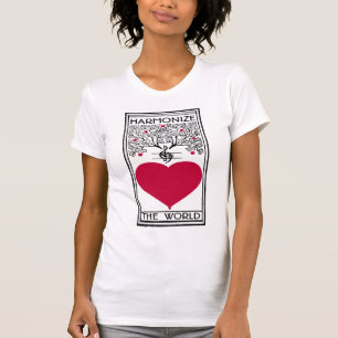 Harmoniseer de wereld van muziekliefhebbers t-shirt