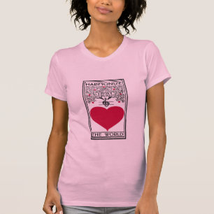 Harmoniseer het hart van de wereld t-shirt