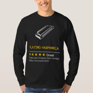 Harmoniseren met Humor: Harmonica - Goedkoper, Sne T-shirt