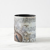 Harmoniseren van technologie, muzikale illustratie mok (Midden)