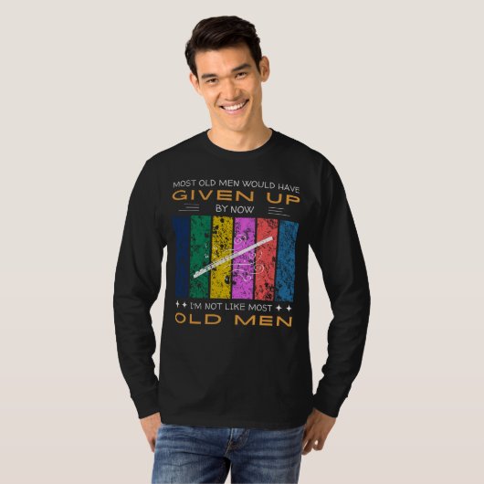 Harmonize Your Look: Flute Design for Music Lovers T-shirt (Voorkant volledig)