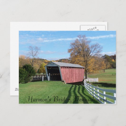 Harmon's brug briefkaart (Voorkant / Achterkant)