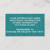 Harmony aangepaste Visitekaartjes (Achterkant)