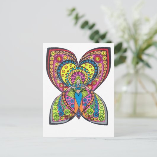 Harmony Angel Briefkaart (Staand voorkant)