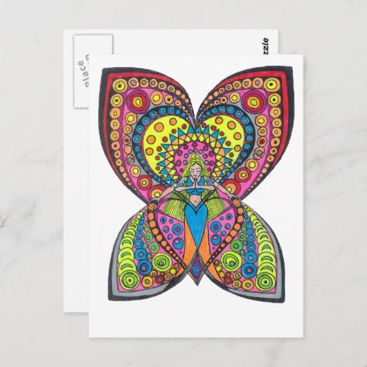 Harmony Angel Briefkaart (Voorkant / Achterkant)