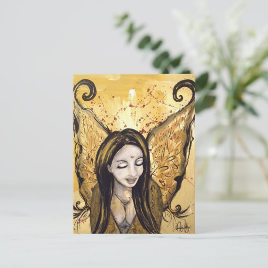 Harmony Angel Briefkaart (Staand voorkant)