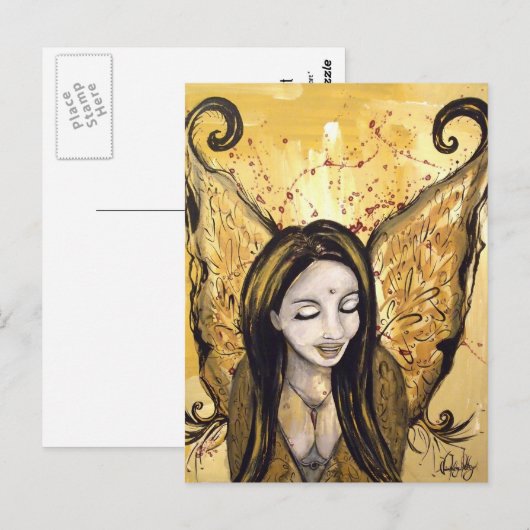 Harmony Angel Briefkaart (Voorkant / Achterkant)