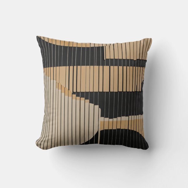 Harmony at Rest: Piano-geïnspireerd Sierkussen. Kussen (Voorkant)