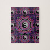 Harmony & Balance Paars Mandala Legpuzzel (Verticaal)
