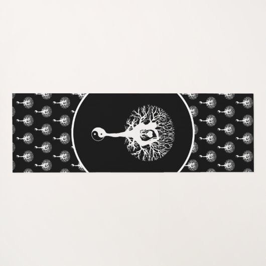 Harmony & Balance Yin Yang Boom van het Leven Yogamat (Achterkant (horizontaal))