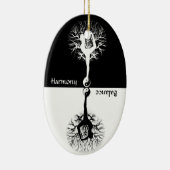 Harmony & Balance Yoga Yin Yang Keramisch Ornament (Rechts)