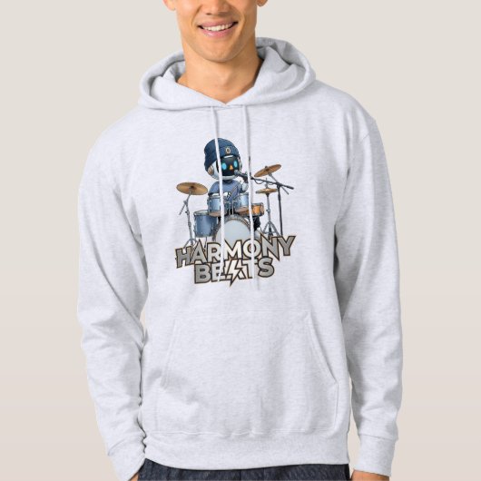 Harmony Beats – Zedoura Drummer Hoodie (Voorkant)