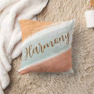 Harmony Bleke Terracotta Stripe Sierkussen