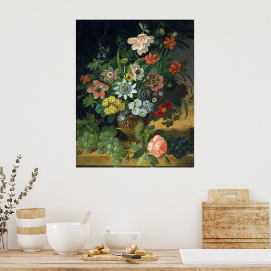Harmony Bloemen, Fruit, Vlinders Poster (Keuken)
