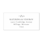 HARMONY Branch Retouradres Rubber Stamp Rubberstempel (Afrduk)