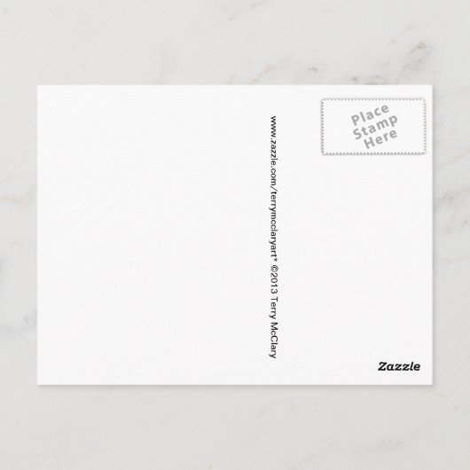 Harmony Candle Briefkaart (Achterkant)