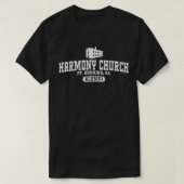 Harmony Church Alumni, Retro Fort Benning, GA Pul T-shirt (Design voorkant)