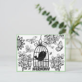 Harmony Coloring Briefkaart (Staand voorkant)