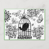 Harmony Coloring Briefkaart (Voorkant)