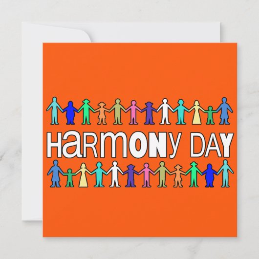 Harmony Day Australia Kaart (Voorkant)
