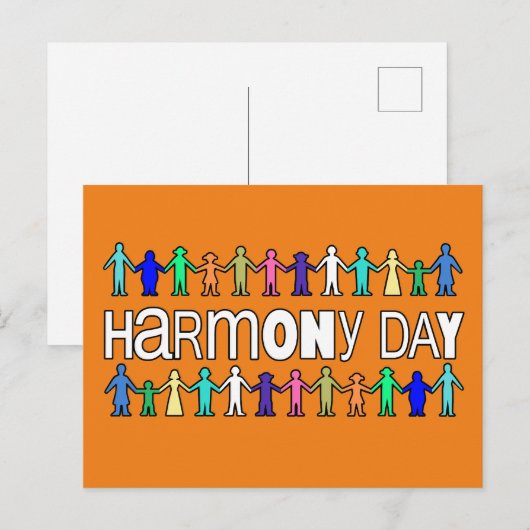 Harmony Day Australië Briefkaart (Voorkant / Achterkant)