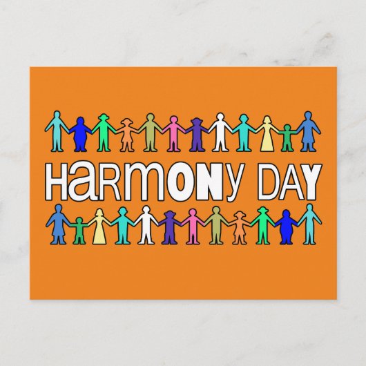 Harmony Day Australië Briefkaart (Voorkant)