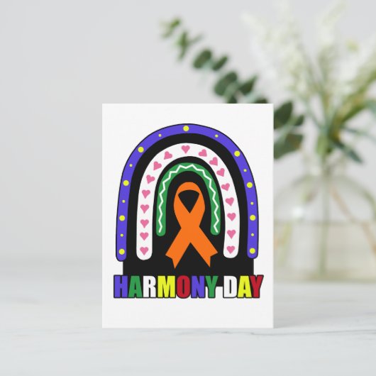 Harmony Day Australië Briefkaart (Staand voorkant)