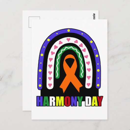 Harmony Day Australië Briefkaart (Voorkant / Achterkant)