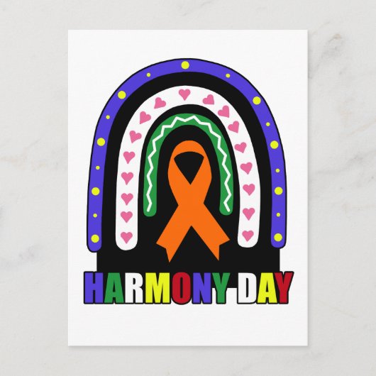 Harmony Day Australië Briefkaart (Voorkant)