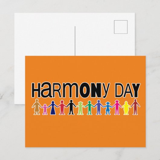 Harmony day, Australië Briefkaart (Voorkant / Achterkant)