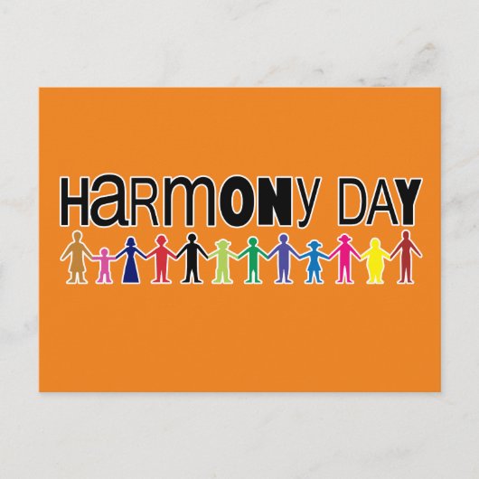 Harmony day, Australië Briefkaart (Voorkant)