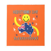Harmony Day Australië Notitieblok (Voorkant)
